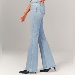 Abercrombie & Fitch Ultra High Rise Flare Denim Jeans